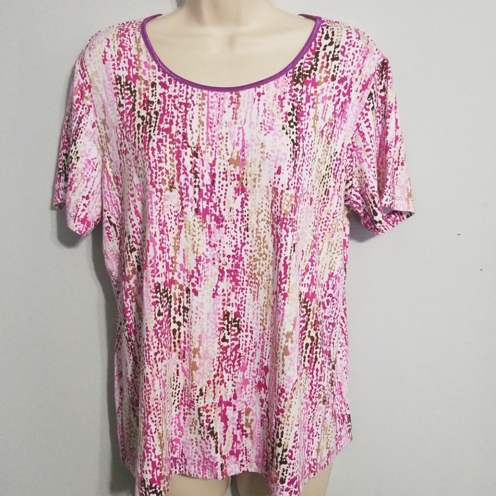 Jm Collection Women's Multi Color Blouse - image 2